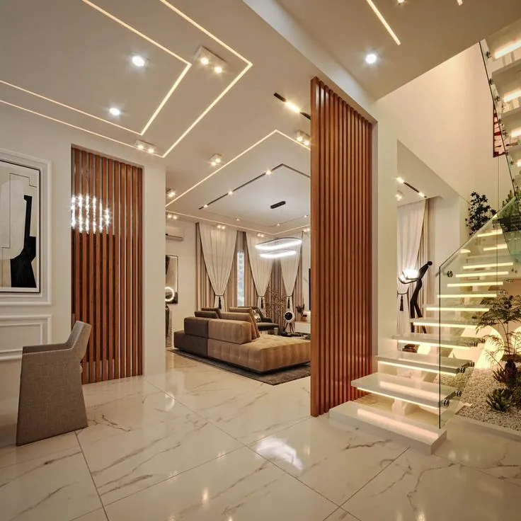 Villa Interiors illustration
